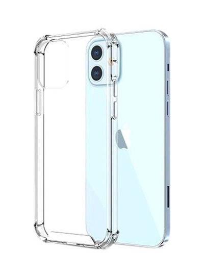 Buy Anti Burst Shockproof Corner TPU Case Cover For Apple iPhone 12 Clear in Egypt