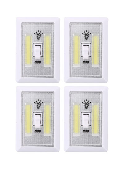 Buy 4-Piece Double LED Portable Switch Light Multicolour 20cm in Saudi Arabia