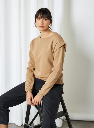 Buy Padded Shoulder Sweatshirt Tigers Eye(17- in UAE