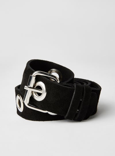 Buy Shaggy Textured Belt Black in UAE