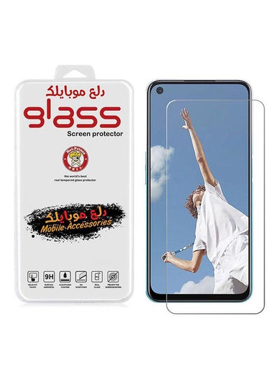 Buy Samsung Galaxy A21s Tempered Glass Screen Protector Clear in Saudi Arabia