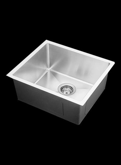 Buy Rectangular Shape Kitchen Sink Silver 50x40cm in Saudi Arabia