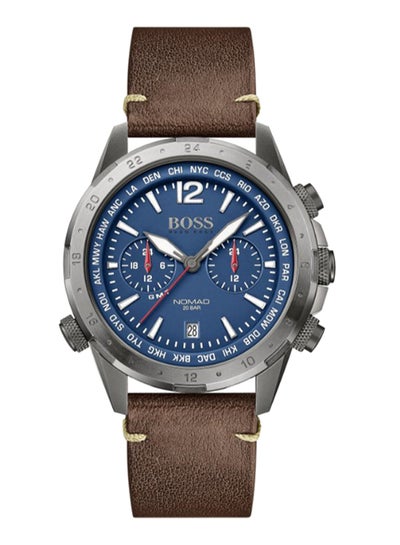 Buy Men's Leather Chronograph Watch 1513773 in Egypt