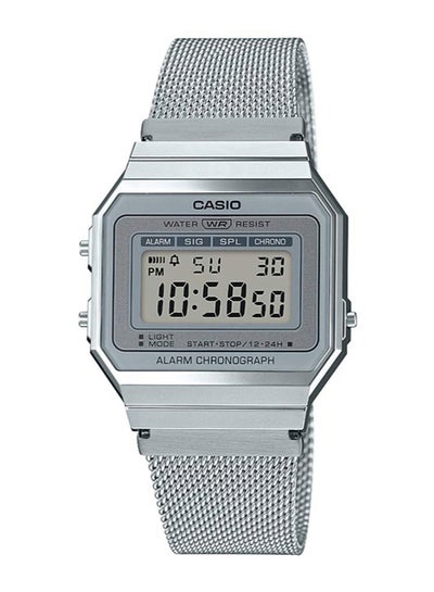 اشتري Vintage Series Stainless Steel Digital Wrist Watch A700WM-7ADF  Silver في الامارات