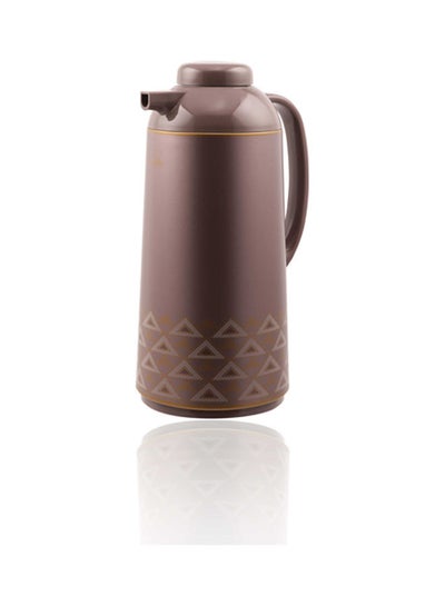 Buy Japanese Stainless Steel Flask Brown 1900ml in Saudi Arabia