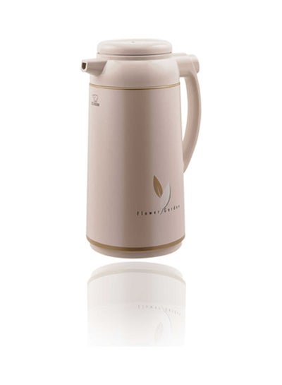 Buy Japanese Stainless Steel Flask Beige 1000ml in Saudi Arabia