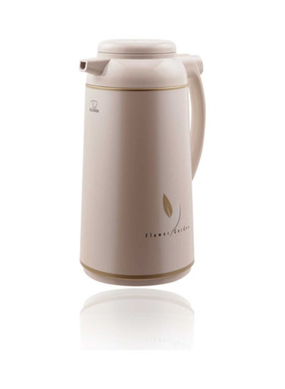 Buy Japanese Stainless Steel Flask Beige 1600ml in Saudi Arabia