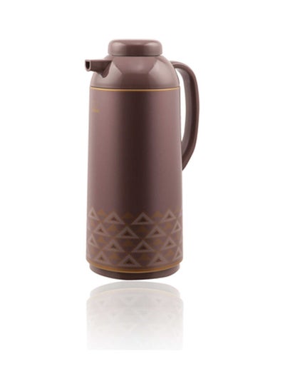 Buy Japanese Stainless Steel Flask Brown 1300ml in Saudi Arabia