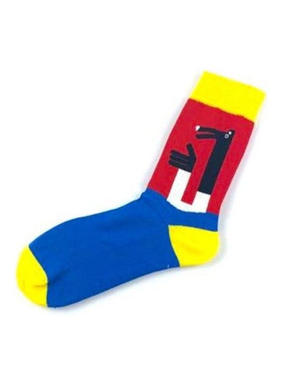 Buy Pair Of  Cotton Socks multicolour in Saudi Arabia