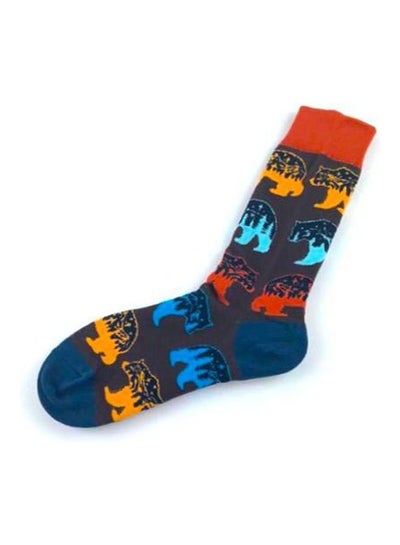 Buy Pair Of  Cotton Socks multicolour in Saudi Arabia