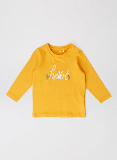 Buy Baby Printed Long Sleeve T-Shirt Sunflower(16- in UAE