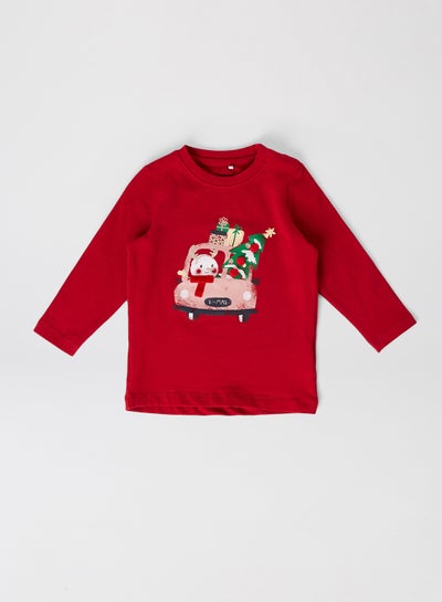 Buy Baby Knitted T-Shirt Jester Red in Egypt