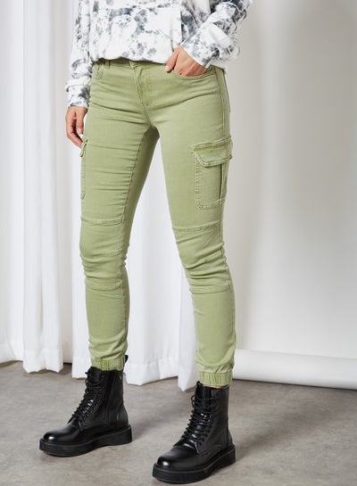 skinny cropped cargo pants