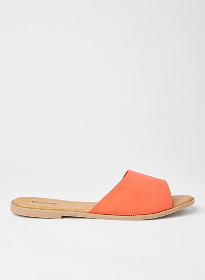 Desmond Flat Sandals Blood Orange KSA | Riyadh, Jeddah | SIVVI