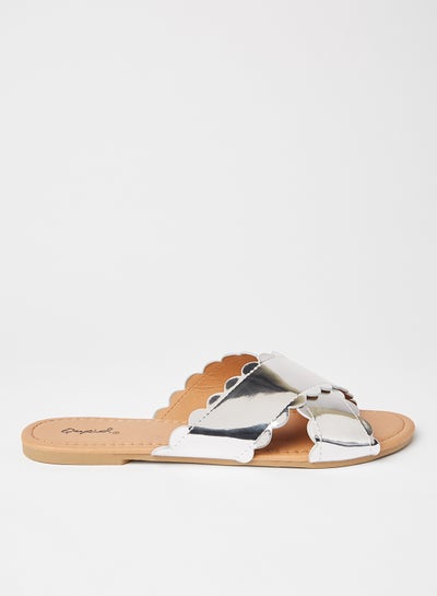 Buy Archer Flat Sandals Silver in Egypt