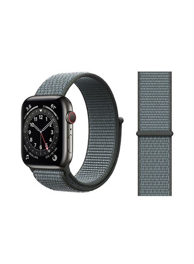 Buy Replacement Band For Apple Watch Series 6/SE/5/4/3/2/1 Storm Grey in UAE