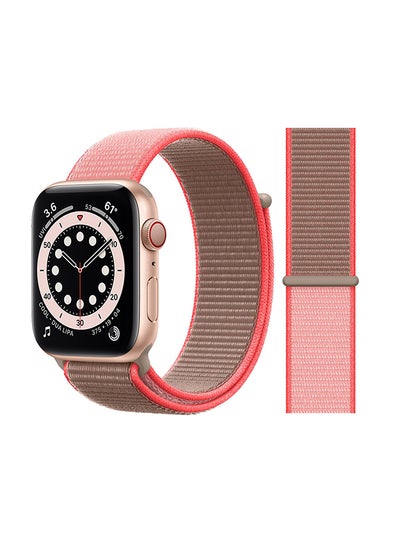 Buy Replacement Band For Apple Watch Series 6/SE/5/4/3/2/1 Neon Pink in Saudi Arabia