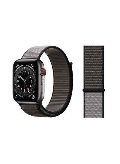 Buy Replacement Band For Apple Watch Series 6/SE/5/4/3/2/1 Anchor Grey in Saudi Arabia