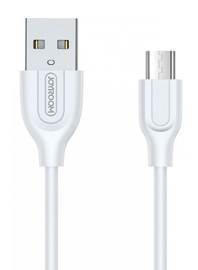 Buy Fast Charging Data Cable Micro USB White in UAE