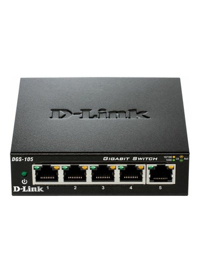 Buy 5-Port Gigabit Unmanaged Desktop Switch black/grey in UAE