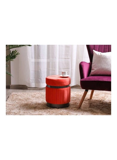 Buy Tensas Living Stool Red/Grey 36x43x36cm in UAE