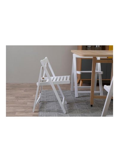 Buy Shiloh Dining Chair White 67x43cm in UAE