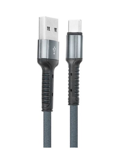 Buy USB To Type-c Data Sync And Charging Cable Grey in Saudi Arabia