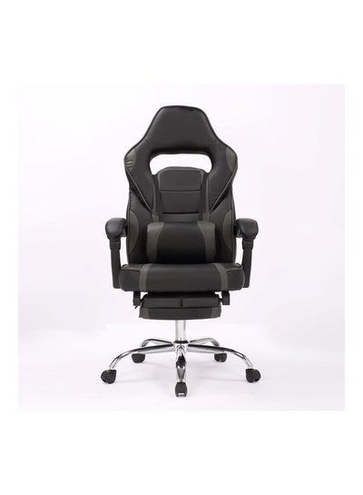 Buy Gaming Chair Grey/Black 65x125x63cm in UAE