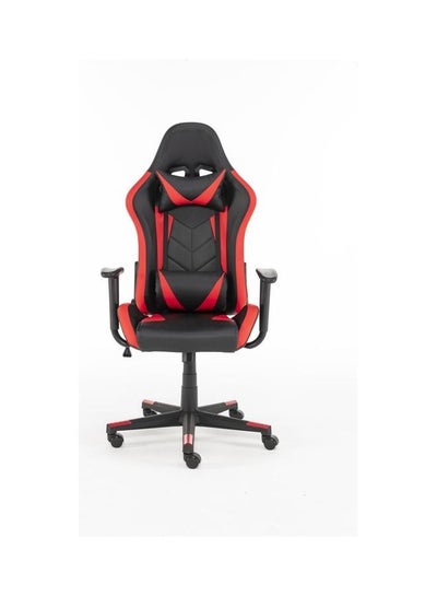 Buy Gaming Chair Red/Black 55x135x60cm in UAE