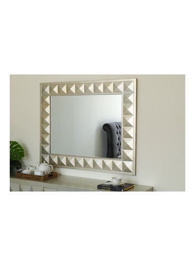 Buy Aleicia Dresser Mirror Silver 2x120x100cm in UAE