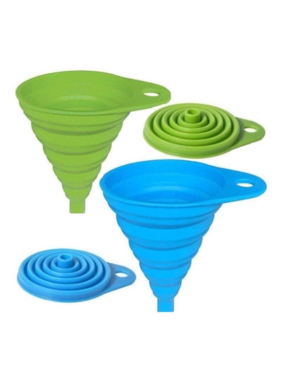 Buy 2-Piece Folding Funnel Multicolour in Saudi Arabia