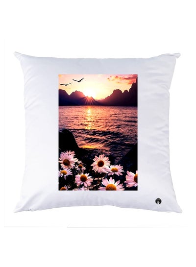 Buy Printed Decorative Pillow Multicolour 30x30cm in UAE