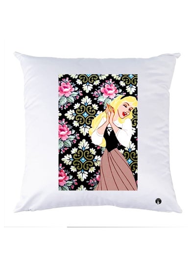 Buy Printed Decorative Pillow Multicolour 30x30cm in UAE