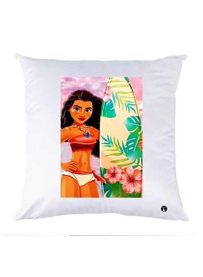 Buy Printed Decorative Pillow Multicolour 30x30cm in UAE