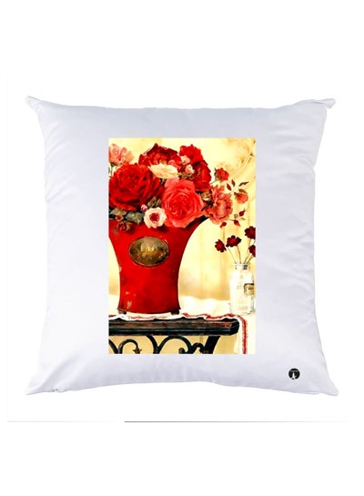 Buy Printed Decorative Pillow Multicolour 30x30cm in UAE