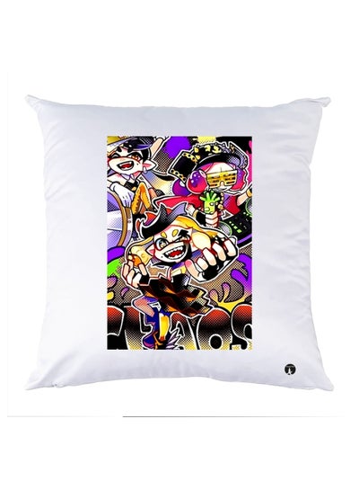 Buy Printed Decorative Pillow Multicolour 30x30cm in UAE