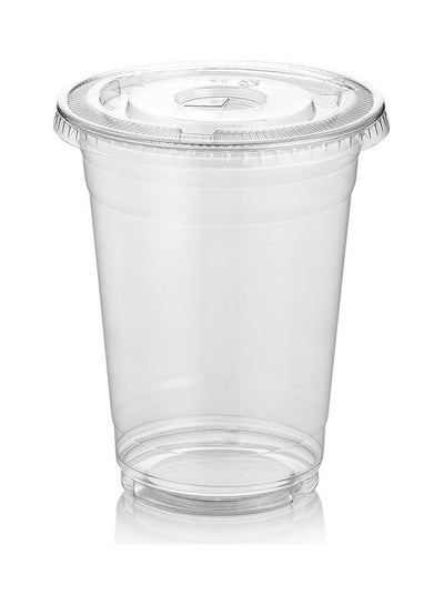 Buy Pack Of 50 Disposable Juice Cup Set Clear in UAE