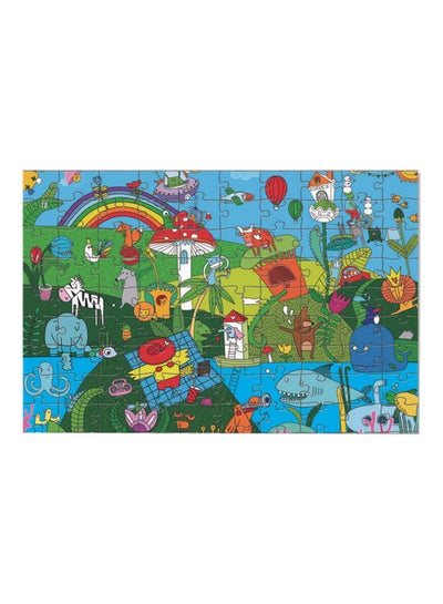 Buy 180-Piece Jigsaw Puzzle Flora And Fauna in Saudi Arabia