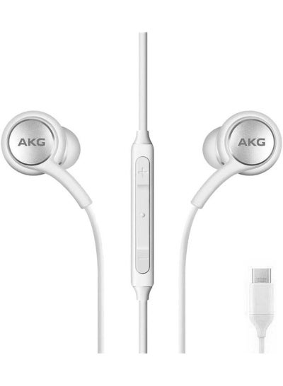 Buy AKG Type C Wired On Ear Headset White in UAE