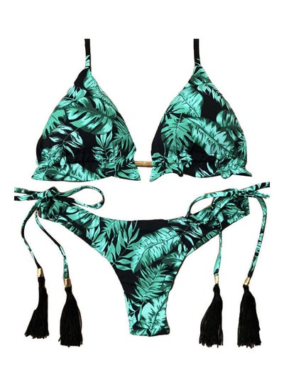 Buy 2-Piece Tassel Detail Bikini Set 07 in Saudi Arabia