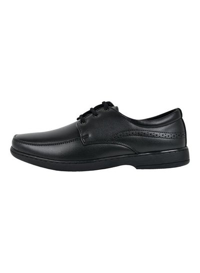 Buy Lace-Up Formal Shoes Black in UAE