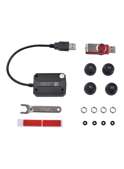 Buy 8-Piece Android TPMS Tire Pressure Monitoring Kit in UAE