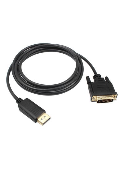 Buy DP To DVI Adapter Cable Black in Saudi Arabia