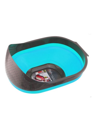 Buy Accordion Foldable Rice Strainer Turquoise in UAE