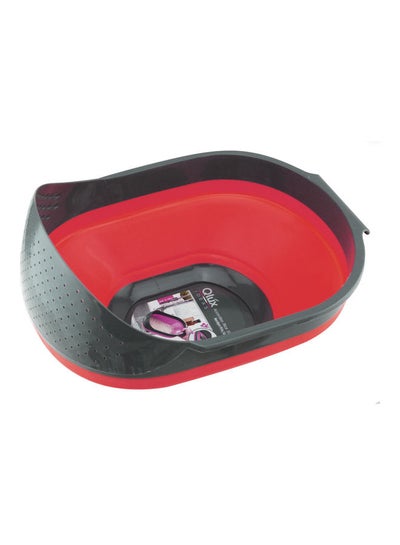 Buy Accordion Foldable Rice Strainer Cherry Pink in UAE