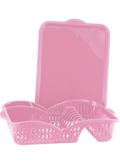 Buy Elegance Cutlery Tray Pink in UAE