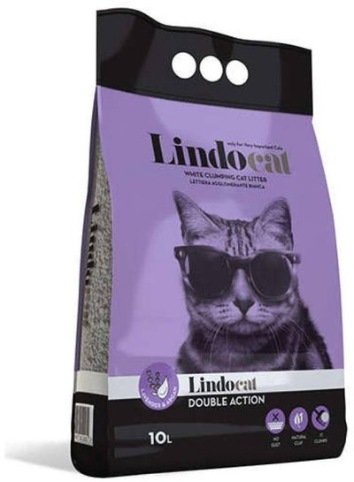 Buy Lindocat Double Action Cat Litter multicolour 10Liters in Saudi Arabia