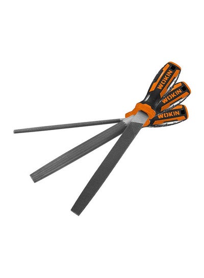 Buy 3-Piece Steel Files Set multicolour in UAE