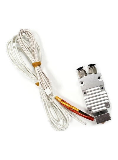 Buy 2 in 1 Out Dual Color Hotend Extruder Kit for TRONXY 2E Model 3D Printer Silver in UAE