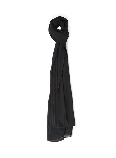 Buy Solid Hijab Black in UAE